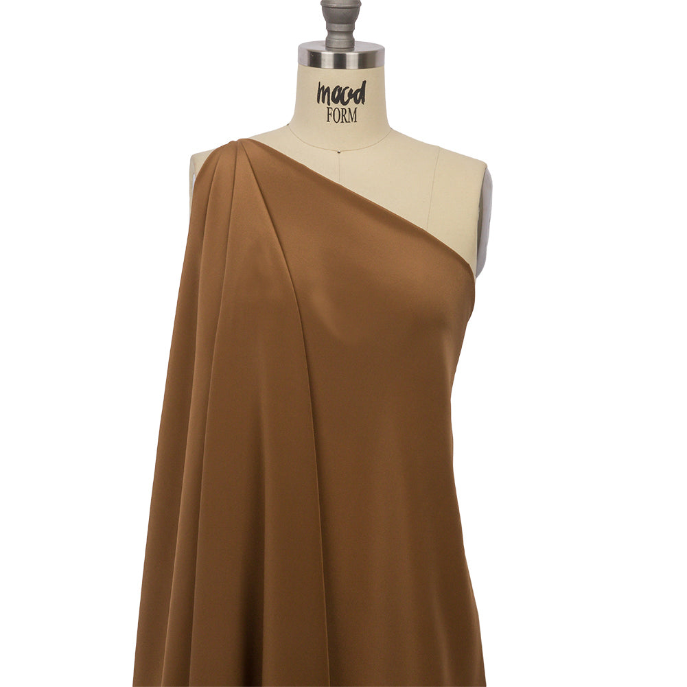 Silk Crepe de Chine - Dark Olive - Premium Collection Silk Crepe de Chine - Dark Olive - Premium Collection