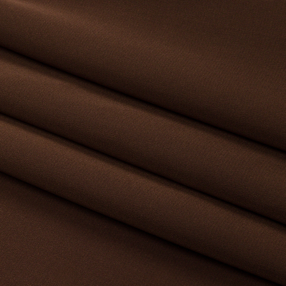Silk Crepe de Chine - Chocolate - Premium Collection