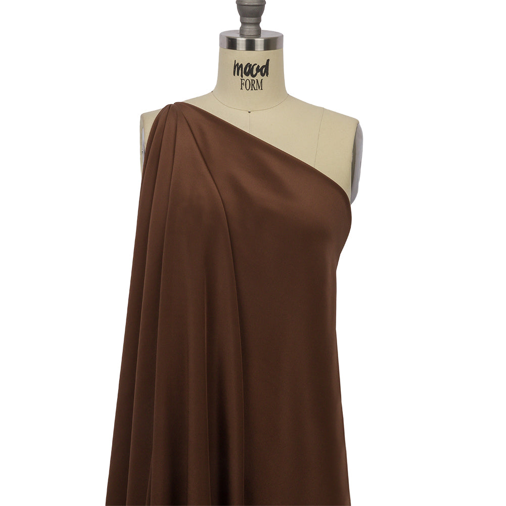 Silk Crepe de Chine - Chocolate - Premium Collection