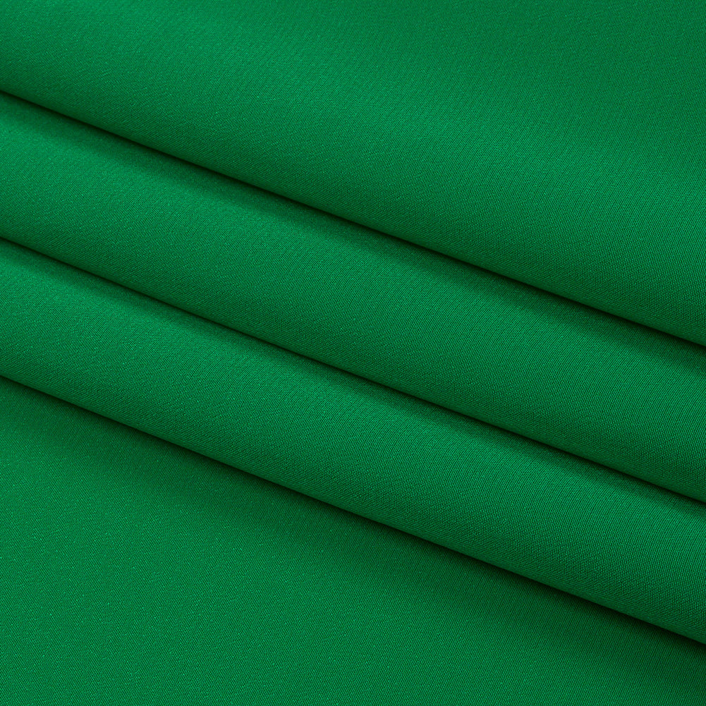 Silk Crepe de Chine - Kelly Green - Premium Collection Silk Crepe de Chine - Kelly Green - Premium Collection