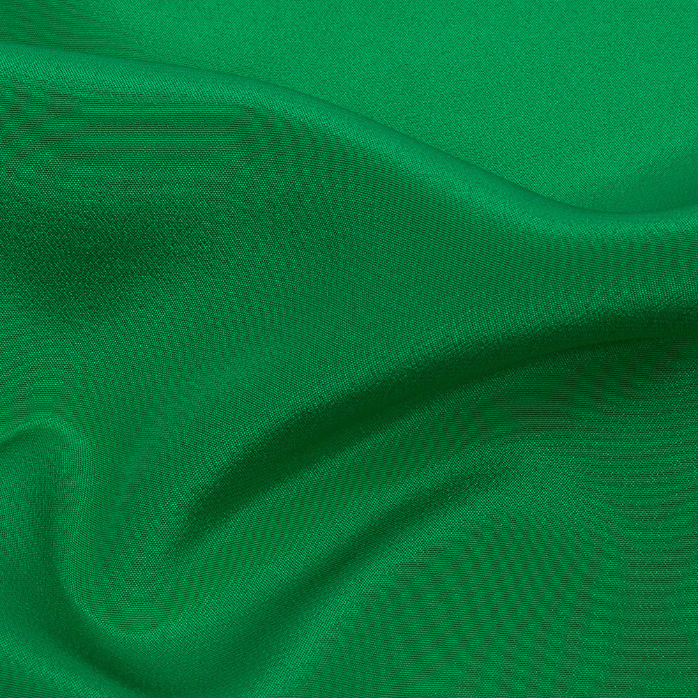 Silk Crepe de Chine - Kelly Green - Premium Collection Silk Crepe de Chine - Kelly Green - Premium Collection