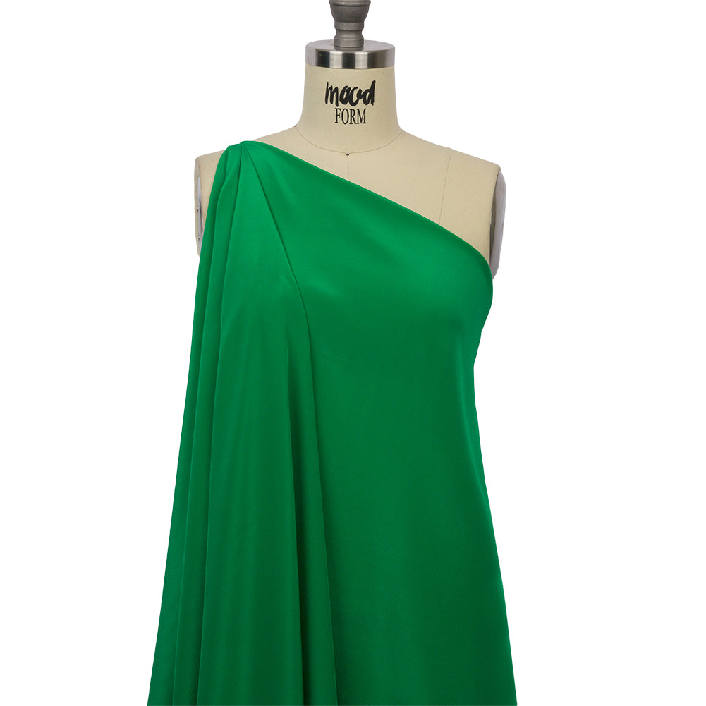 Silk Crepe de Chine - Kelly Green - Premium Collection Silk Crepe de Chine - Kelly Green - Premium Collection