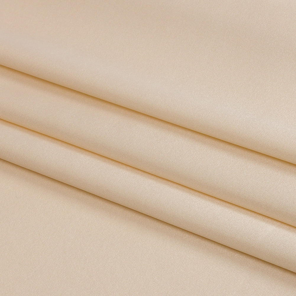 Stretch Silk Charmeuse - Tapioca - Premium Collection