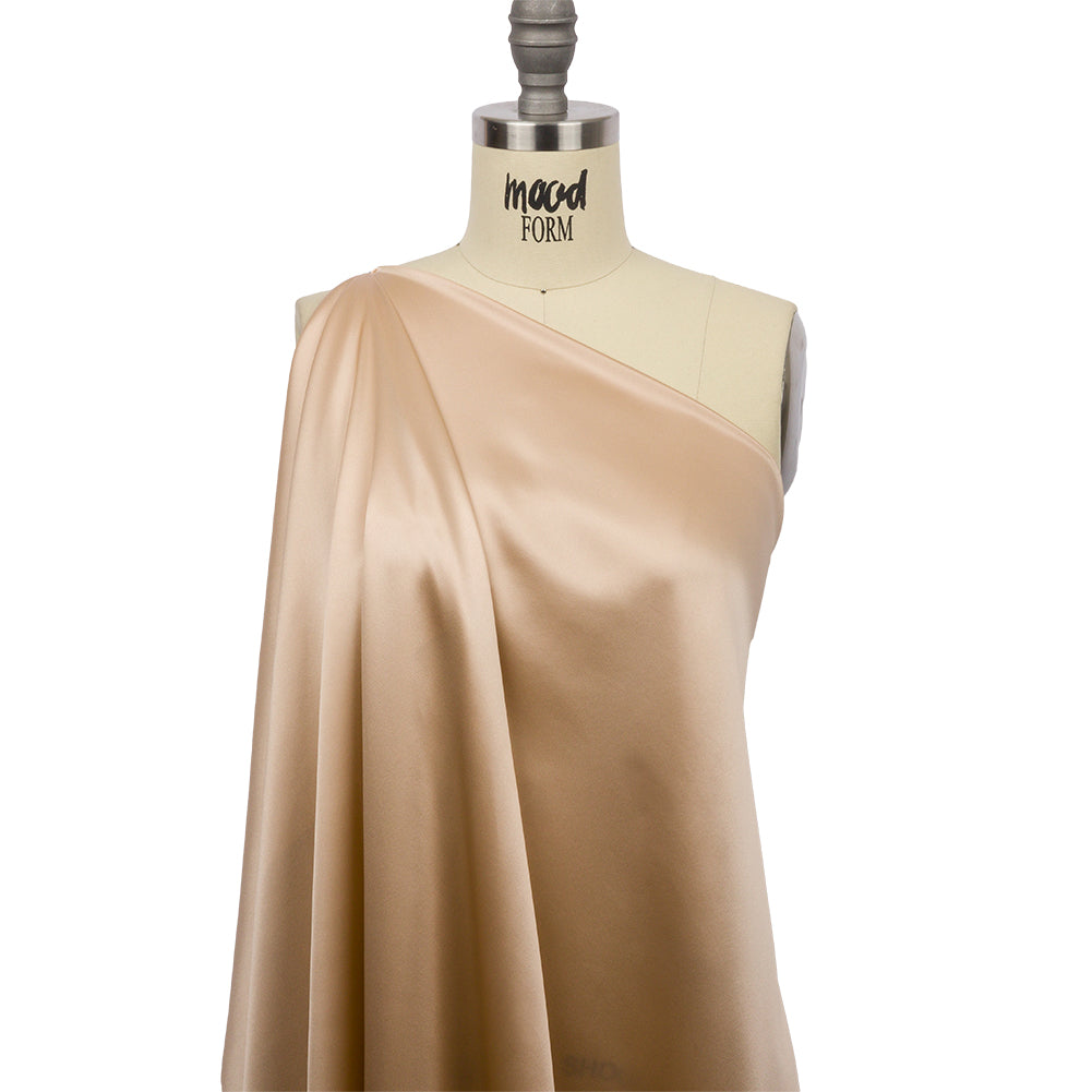 Stretch Silk Charmeuse - Winter Wheat - Premium Collection Stretch Silk Charmeuse - Winter Wheat - Premium Collection