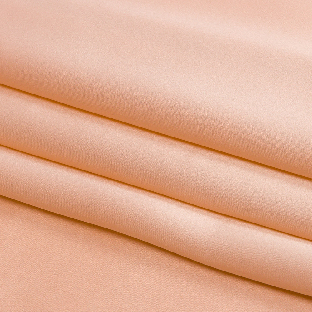 Stretch Silk Charmeuse - Pale Blush - Premium Collection