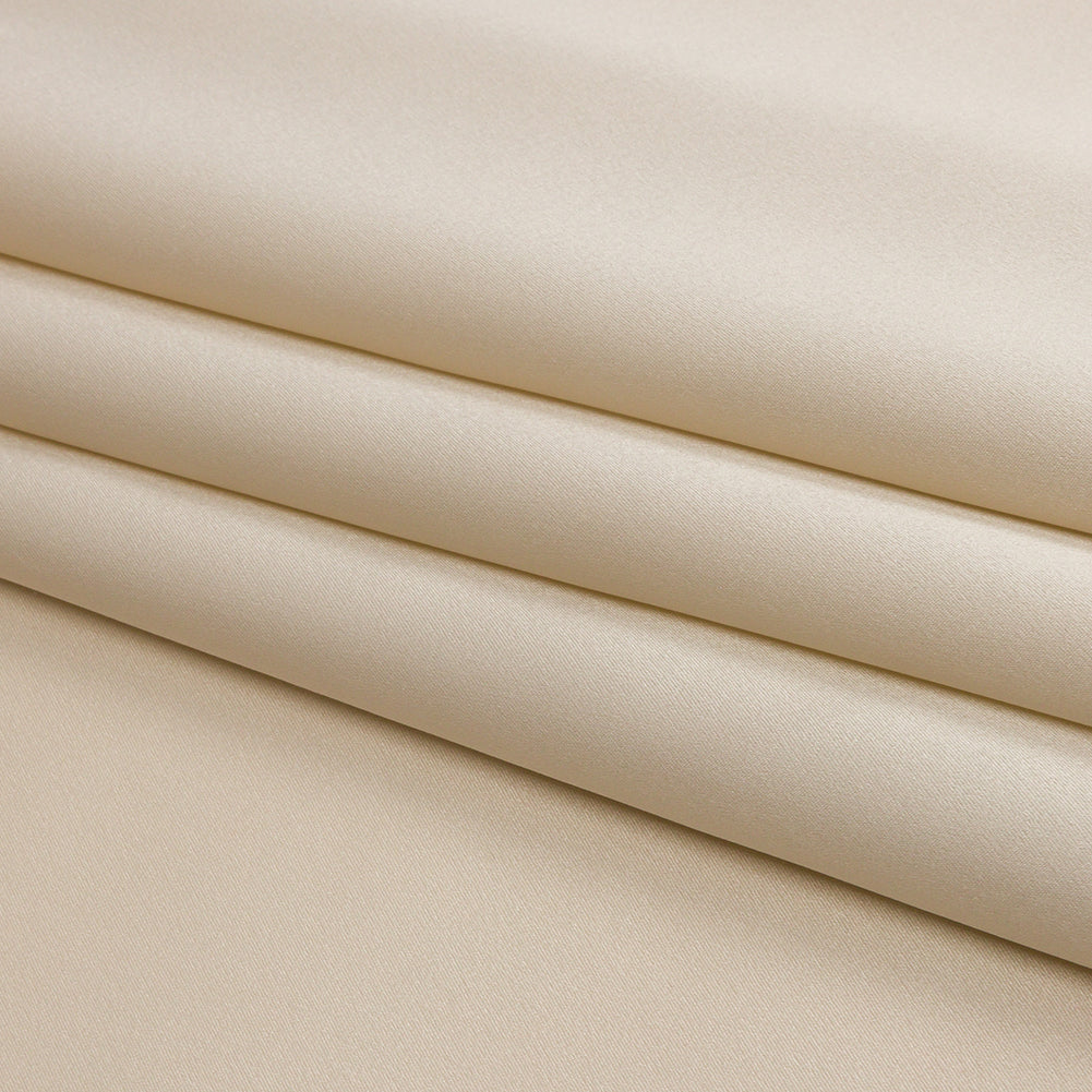 Stretch Silk Charmeuse - Ivory - Premium Collection Folded Stretch Silk Charmeuse - Ivory - Premium Collection Folded