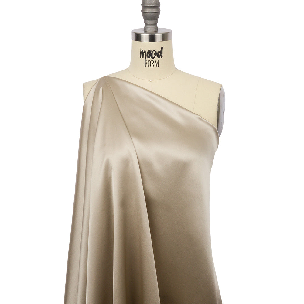 Stretch Silk Charmeuse - Feather Gray - Premium Collection Stretch Silk Charmeuse - Feather Gray - Premium Collection