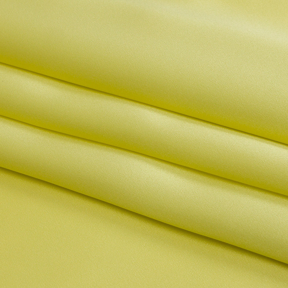 Stretch Silk Charmeuse - Sunny Lime - Premium Collection Stretch Silk Charmeuse - Sunny Lime - Premium Collection