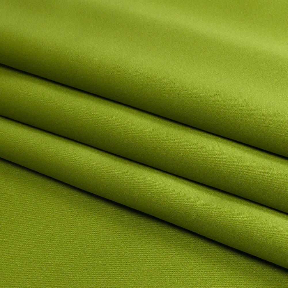 Stretch Silk Charmeuse - Peridot Green - Premium Collection Stretch Silk Charmeuse - Peridot Green - Premium Collection