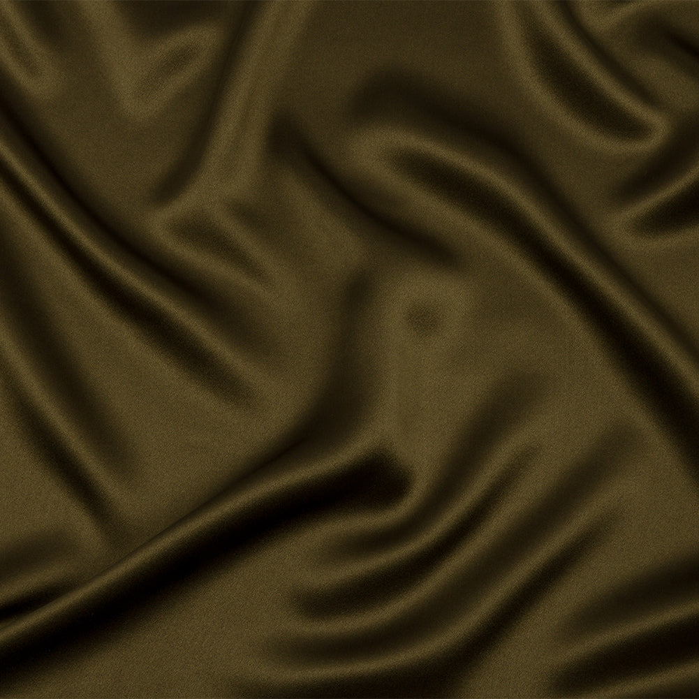 Stretch Silk Charmeuse - Fir Green - Premium Collection Stretch Silk Charmeuse - Fir Green - Premium Collection
