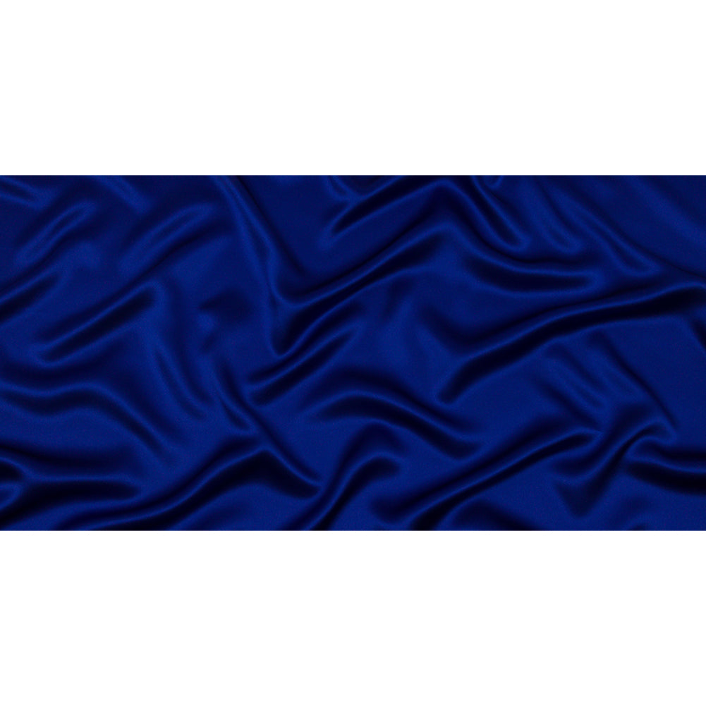 Stretch Silk Charmeuse - Mazarine Blue - Premium Collection