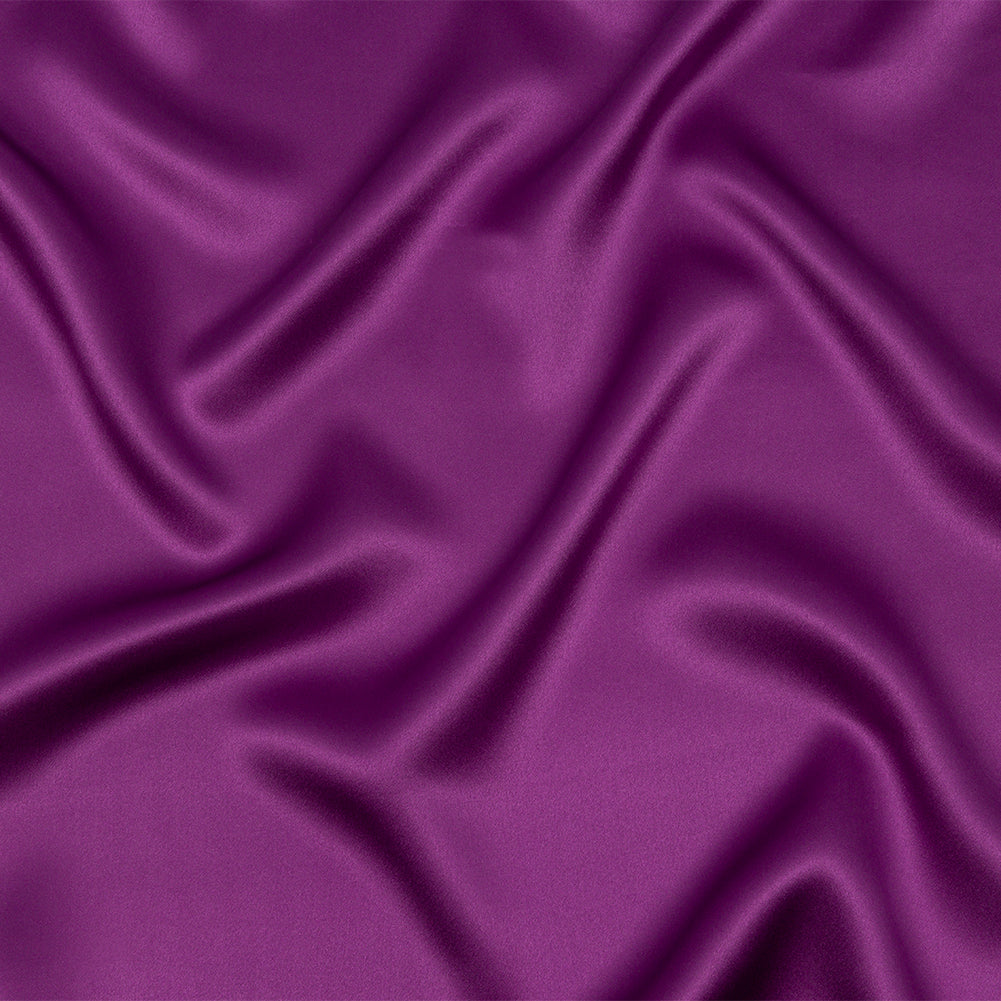 Stretch Silk Charmeuse - Bright Purple - Premium Collection Stretch Silk Charmeuse - Bright Purple - Premium Collection