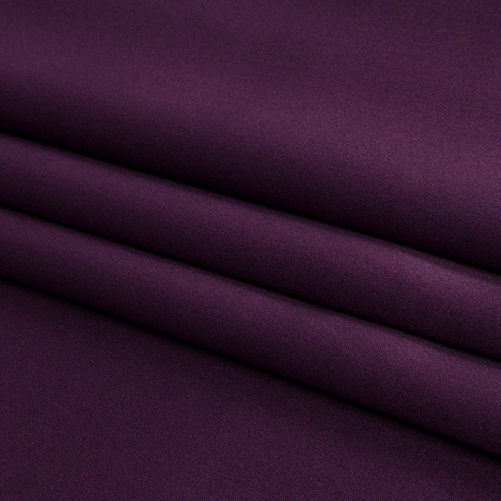 Stretch Silk Charmeuse - Blackberry - Premium Collection Stretch Silk Charmeuse - Blackberry - Premium Collection