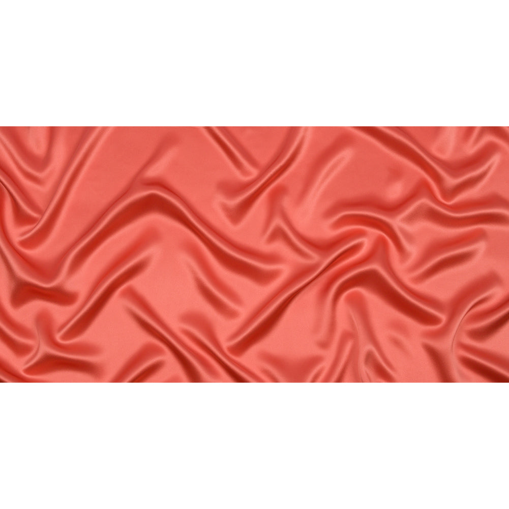 Stretch Silk Charmeuse - Coral - Premium Collection Stretch Silk Charmeuse - Coral - Premium Collection