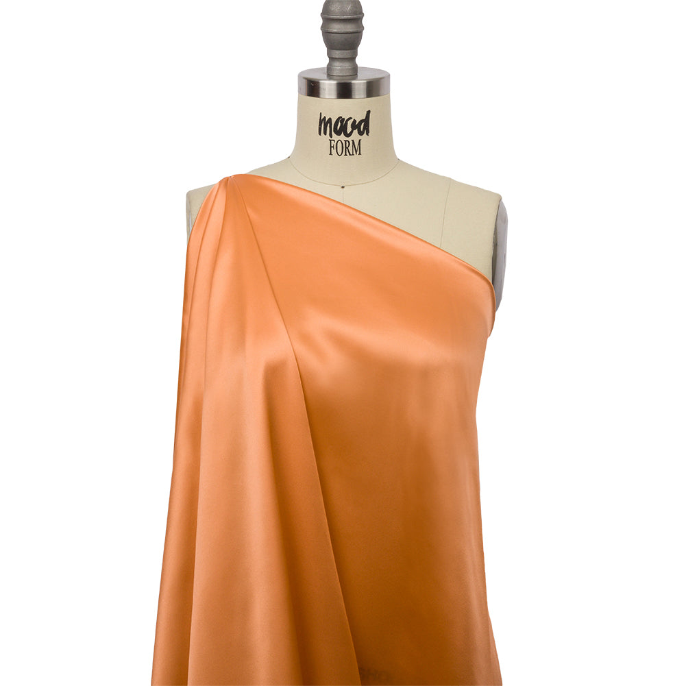 Stretch Silk Charmeuse - Peach Fuzz - Premium Collection Stretch Silk Charmeuse - Peach Fuzz - Premium Collection