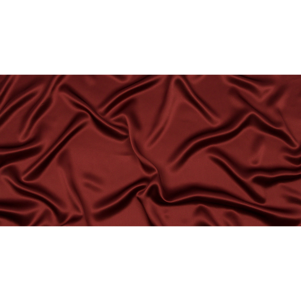 Stretch Silk Charmeuse - Mahogany - Premium Collection Stretch Silk Charmeuse - Mahogany - Premium Collection