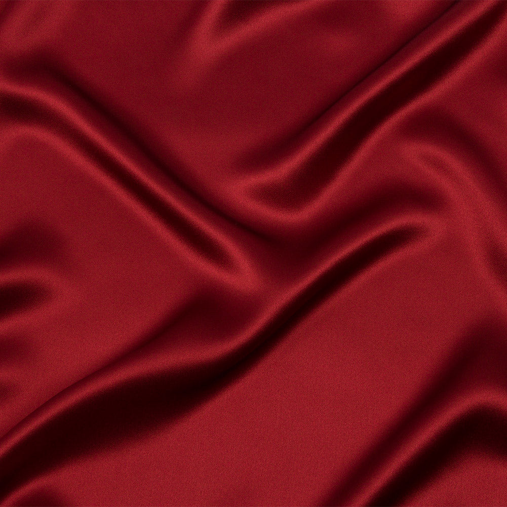 Stretch Silk Charmeuse - Rust - Premium Collection Stretch Silk Charmeuse - Rust - Premium Collection