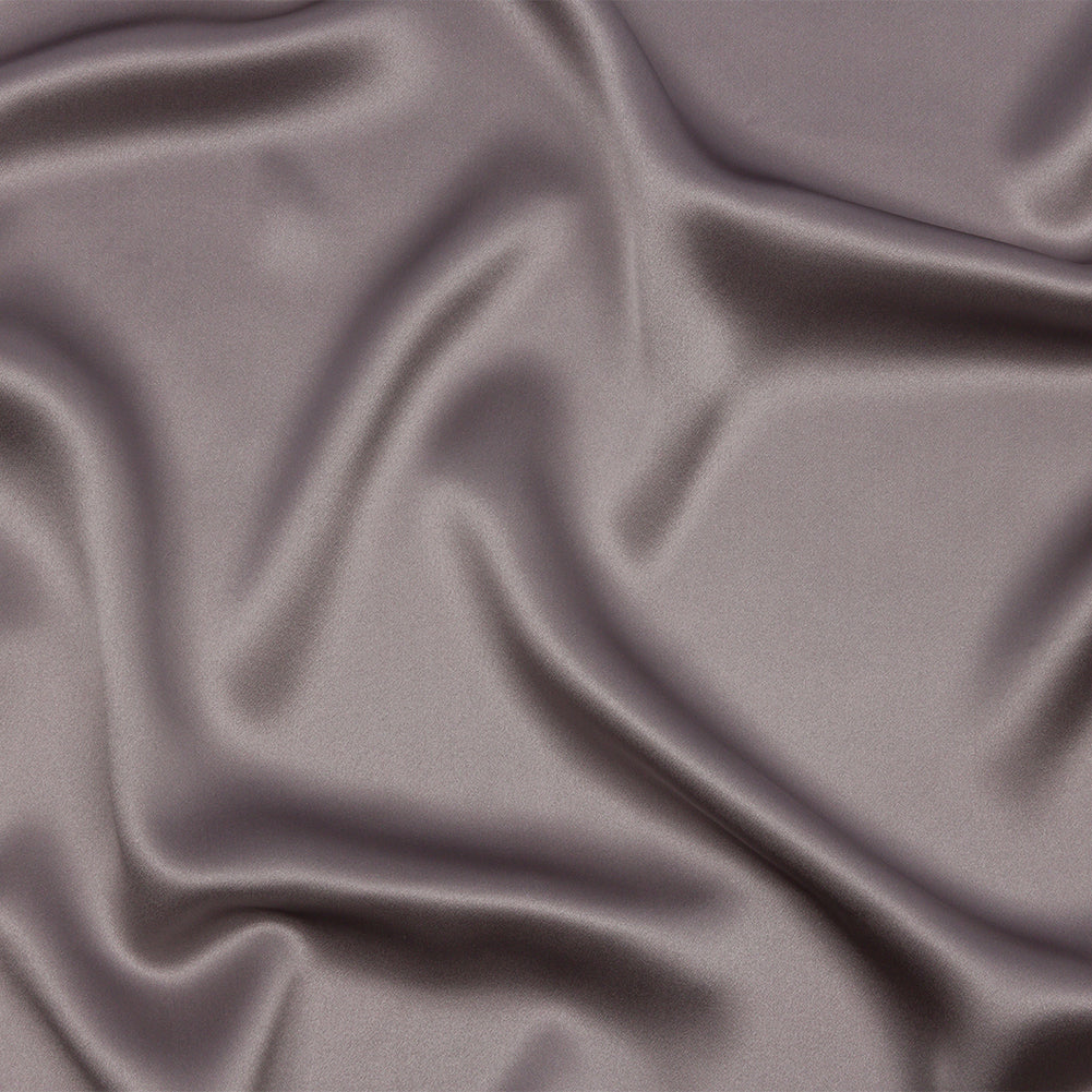 Stretch Silk Charmeuse - Silver - Premium Collection Stretch Silk Charmeuse - Silver - Premium Collection