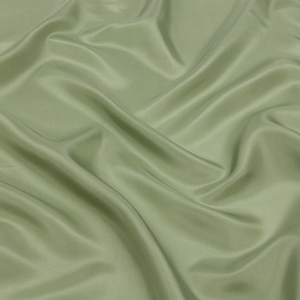China Silk/Silk Habotai - Oil Green - Premium Collection