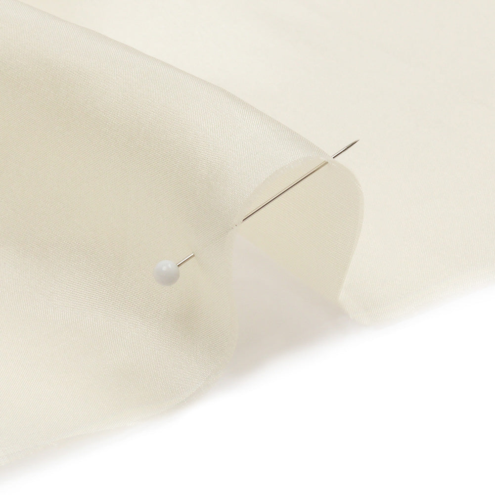 China Silk/Silk Habotai - Pale Yellow - Premium Collection