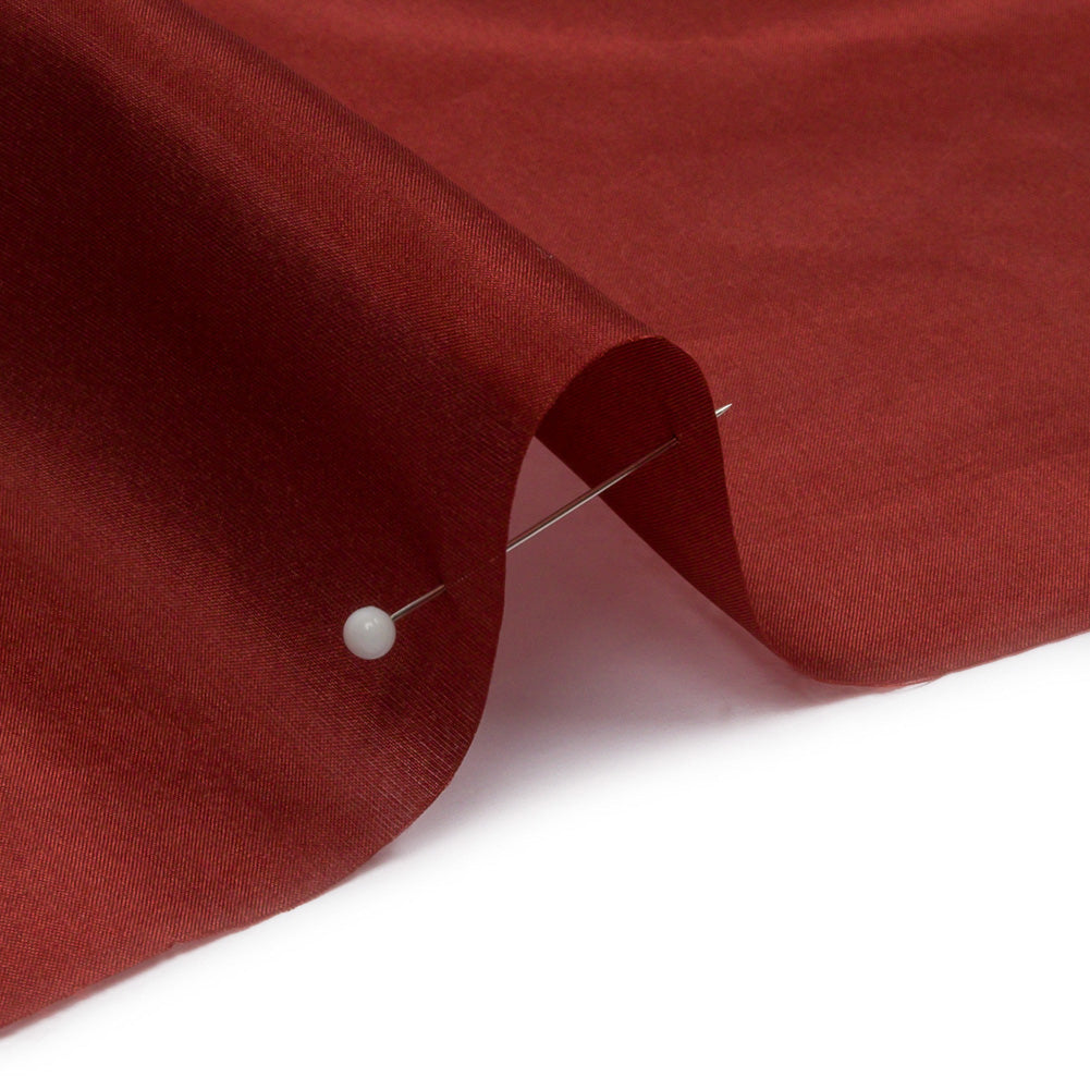China Silk/Silk Habotai - Mahogany - Premium Collection China Silk/Silk Habotai - Mahogany - Premium Collection