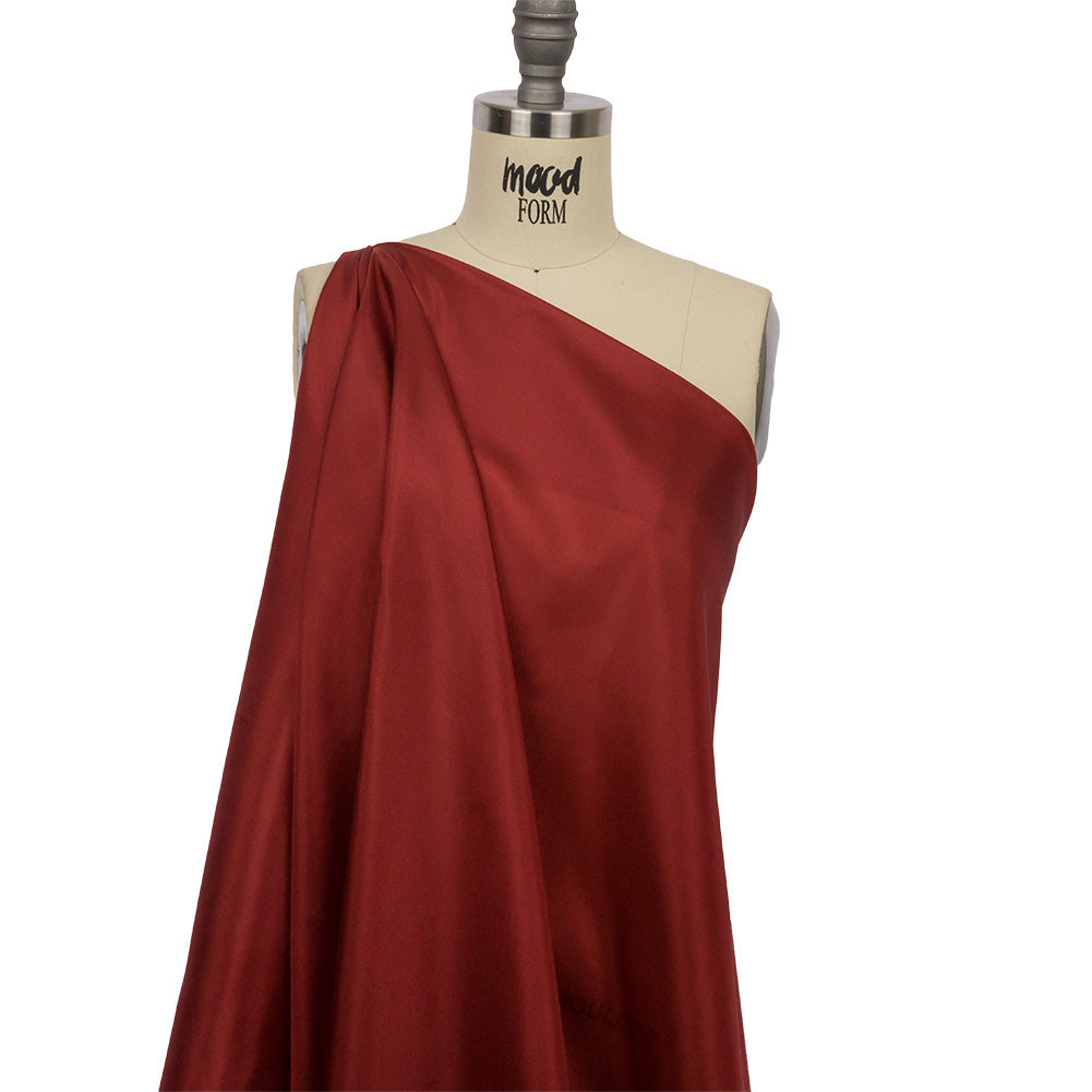 China Silk/Silk Habotai - Rust - Premium Collection China Silk/Silk Habotai - Rust - Premium Collection