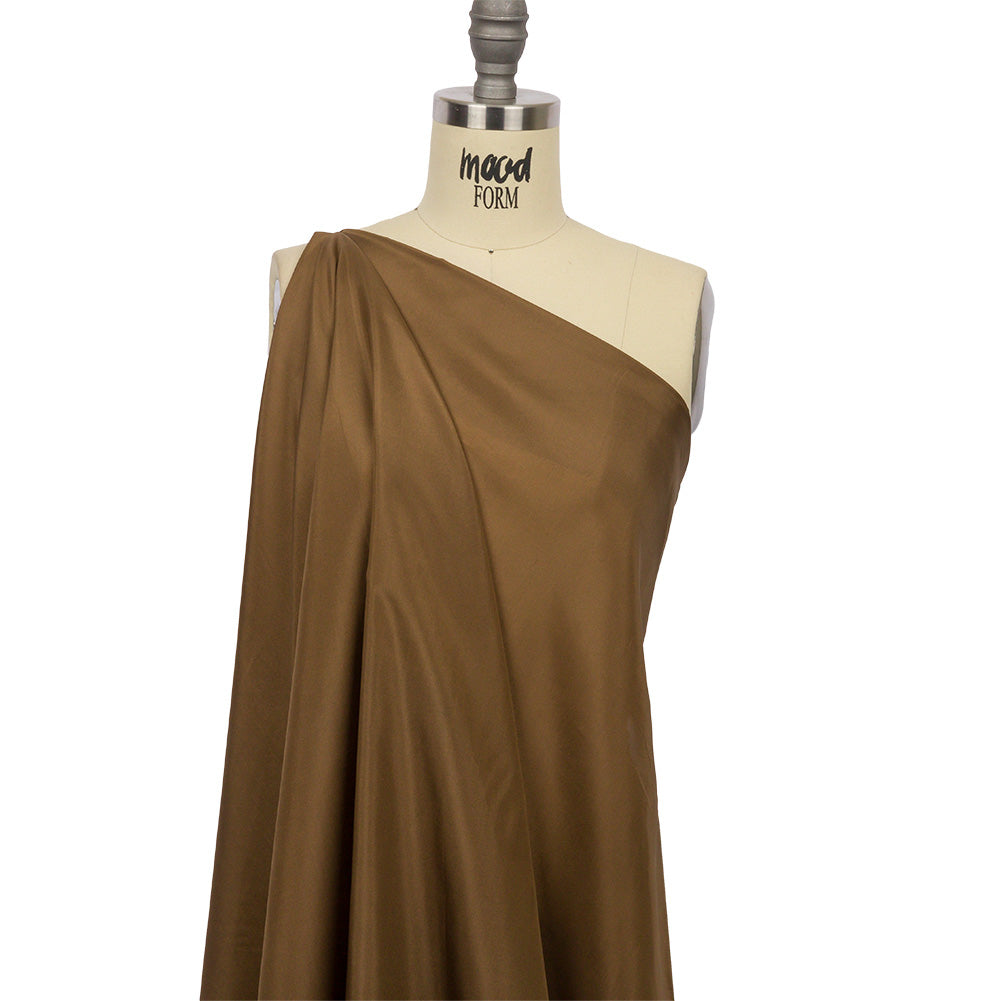 China Silk/Silk Habotai - Dark Olive - Premium Collection China Silk/Silk Habotai - Dark Olive - Premium Collection