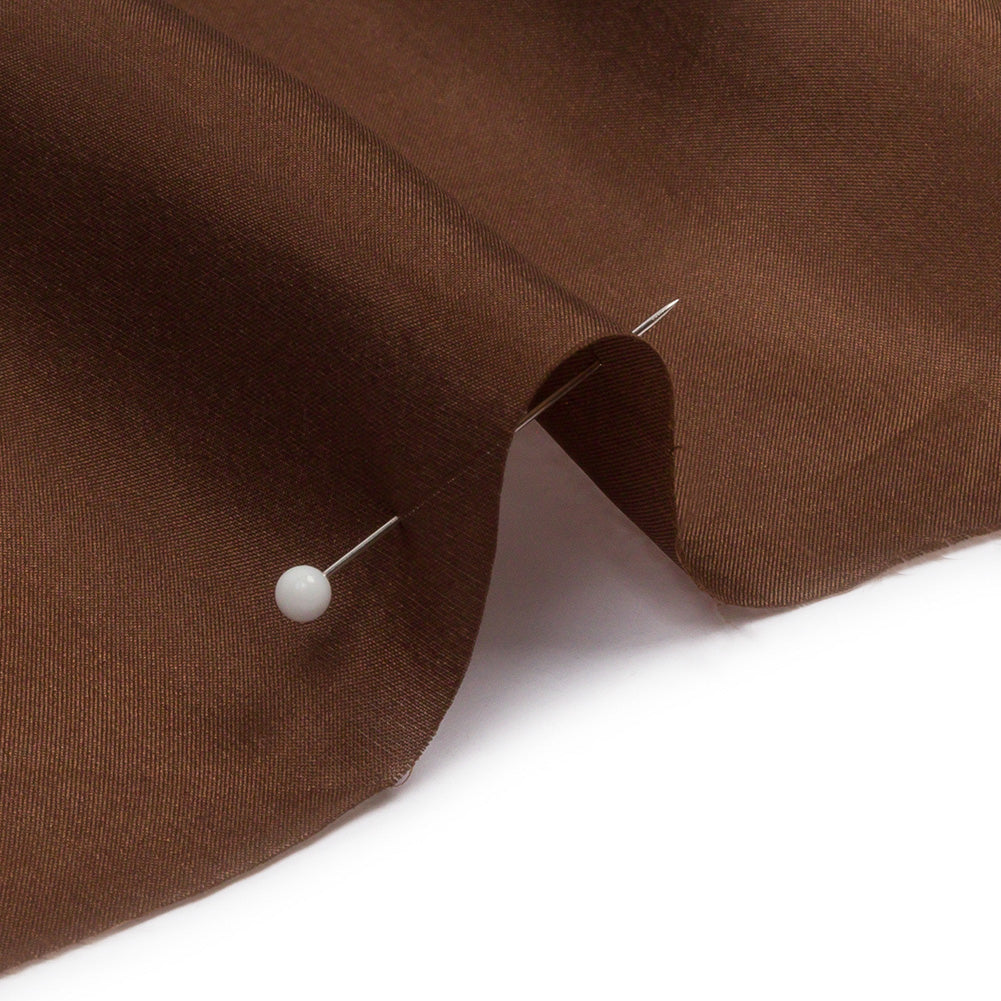 China Silk/Silk Habotai - Chocolate - Premium Collection