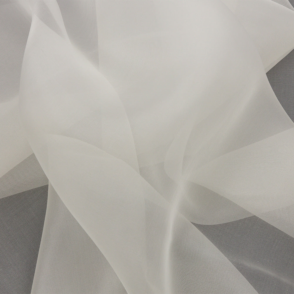 Silk Organza 44" - Antique White - Premium Collection Silk Organza 44" - Antique White - Premium Collection