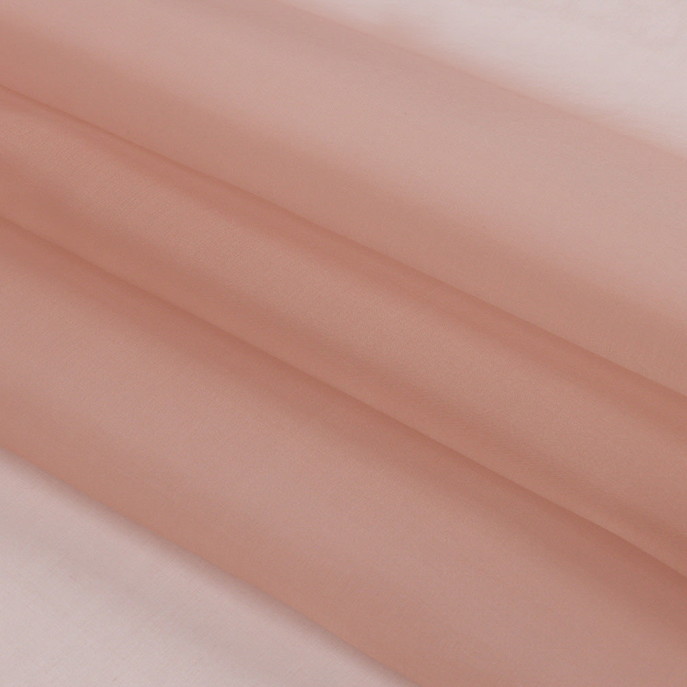 Organza de seda de 44 pulgadas - Rubor - Colección Premium