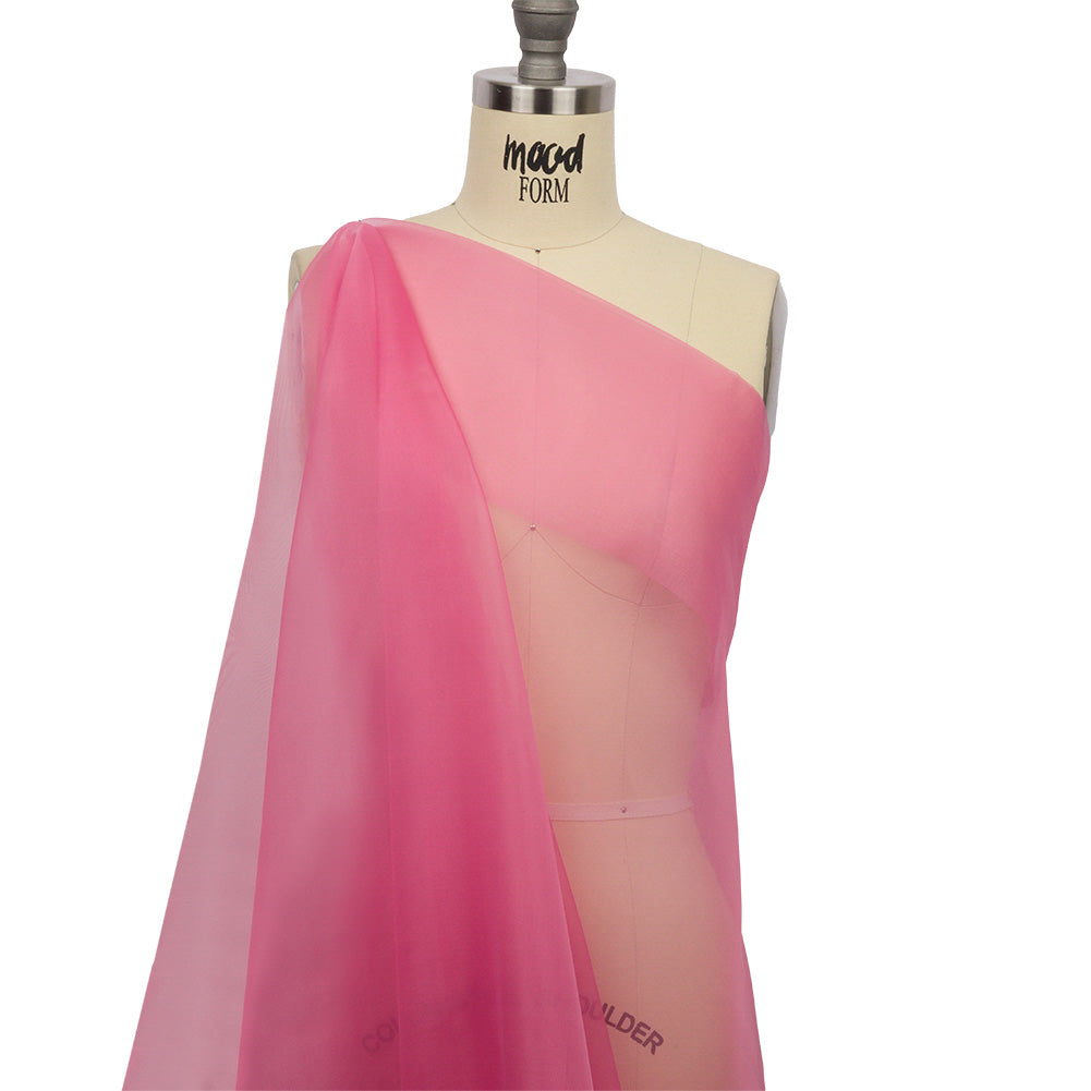 Silk Organza 44" - Carmine Rose - Premium Collection Silk Organza 44" - Carmine Rose - Premium Collection
