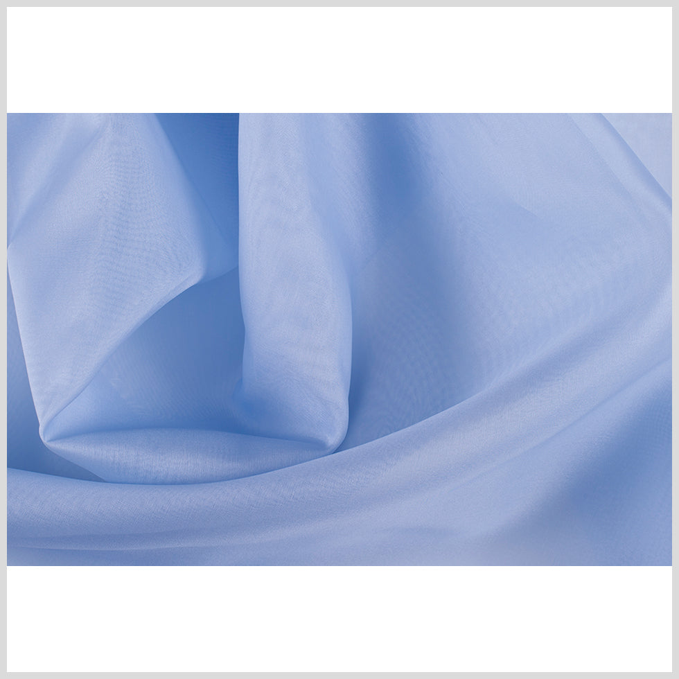 Silk Organza 44" - Baby Blue - Premium Collection
