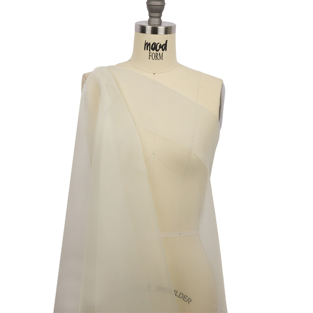 Silk Organza 44" - Ivory - Premium Collection Drape Silk Organza 44" - Ivory - Premium Collection Drape