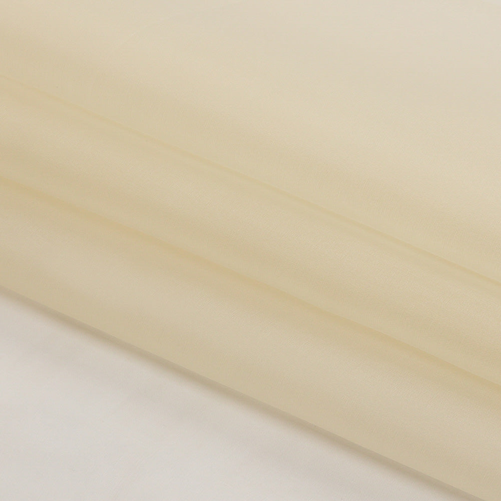 Silk Organza 44" - Pale Yellow - Premium Collection