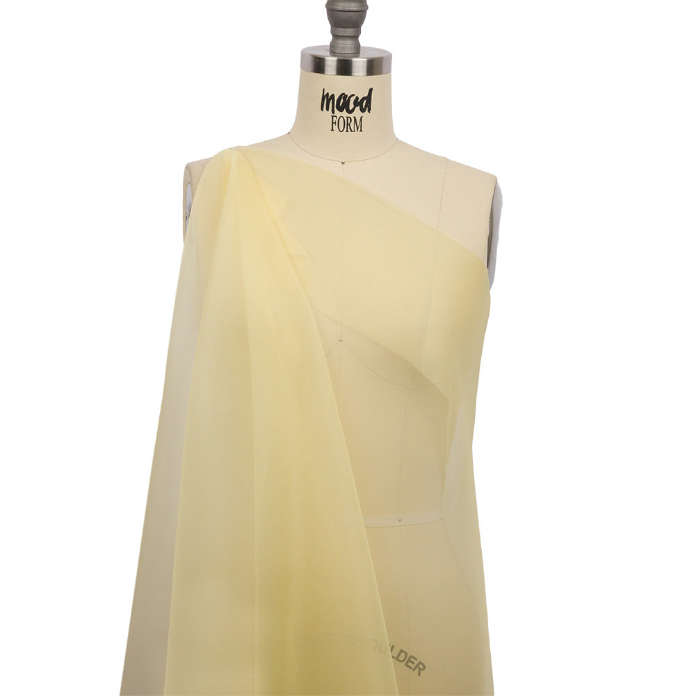 Silk Organza 44" - French Vanilla - Premium Collection