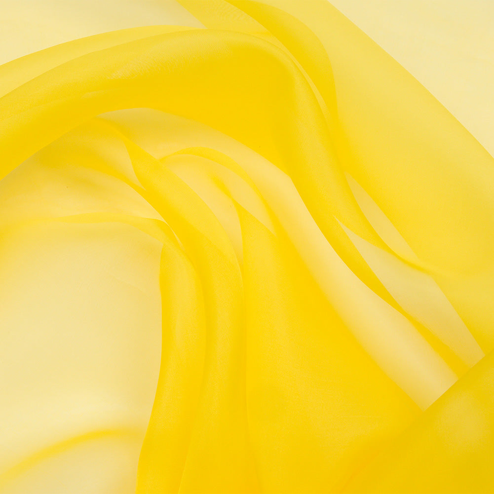 Silk Organza 44" - Buttercup Yellow - Premium Collection Silk Organza 44" - Buttercup Yellow - Premium Collection