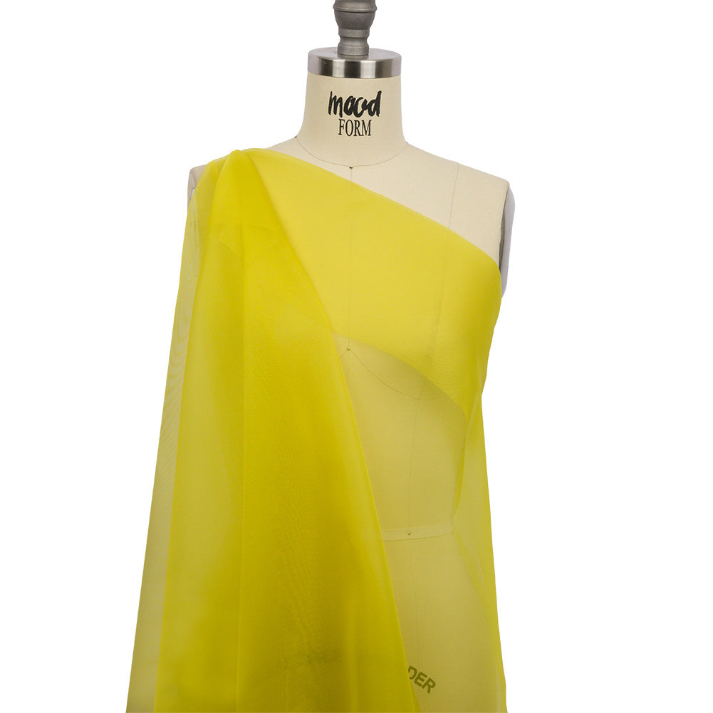 Silk Organza 44" - Warm Olive - Premium Collection Silk Organza 44" - Warm Olive - Premium Collection