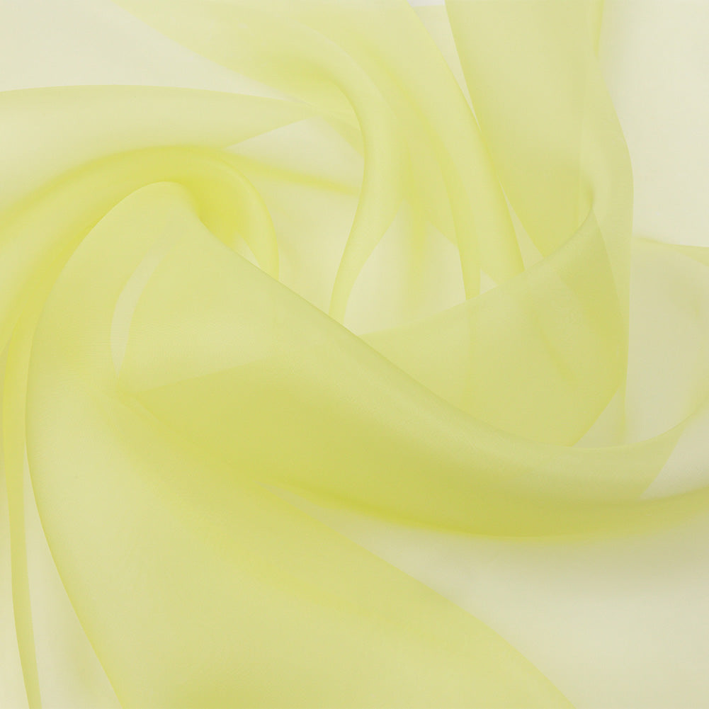 Silk Organza 44" - Sunny Lime - Premium Collection Silk Organza 44" - Sunny Lime - Premium Collection