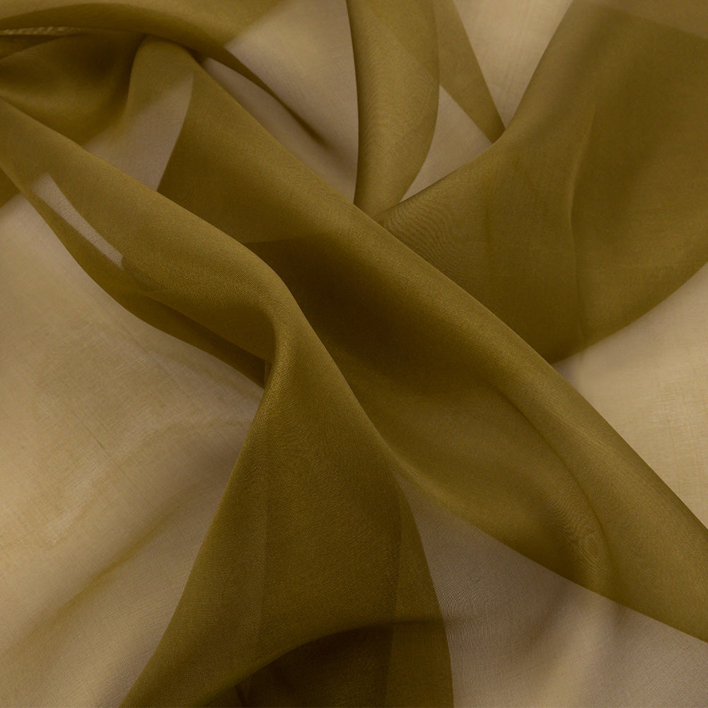 Silk Organza 44" - Fir Green - Premium Collection Silk Organza 44" - Fir Green - Premium Collection