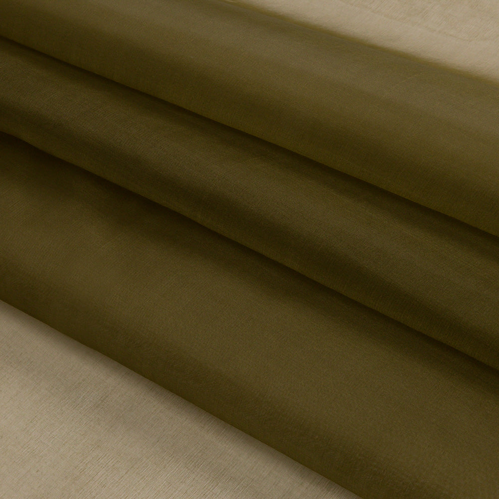Silk Organza 44" - Olive Green - Premium Collection Silk Organza 44" - Olive Green - Premium Collection