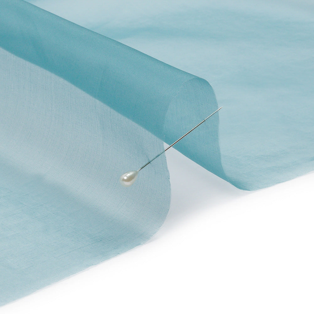 Silk Organza 44" - Colonial Blue - Premium Collection Silk Organza 44" - Colonial Blue - Premium Collection