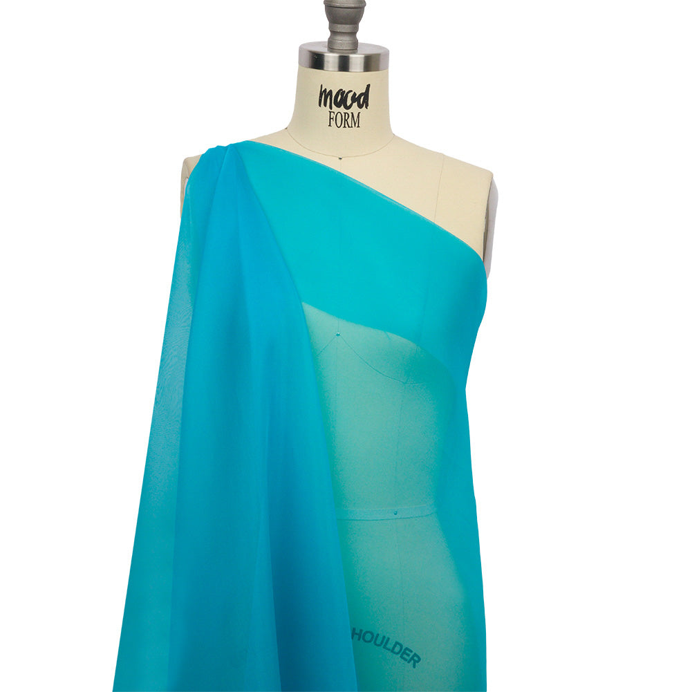 Silk Organza 44" - Horizon Blue - Premium Collection