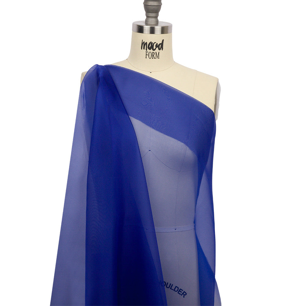 Silk Organza 44" - Mazarine Blue - Premium Collection