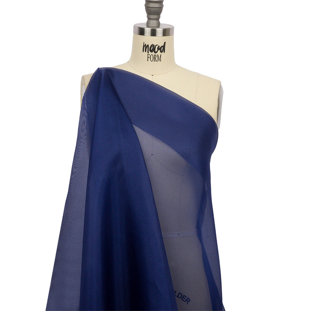 Silk Organza 44" - Estate Blue - Premium Collection Silk Organza 44" - Estate Blue - Premium Collection