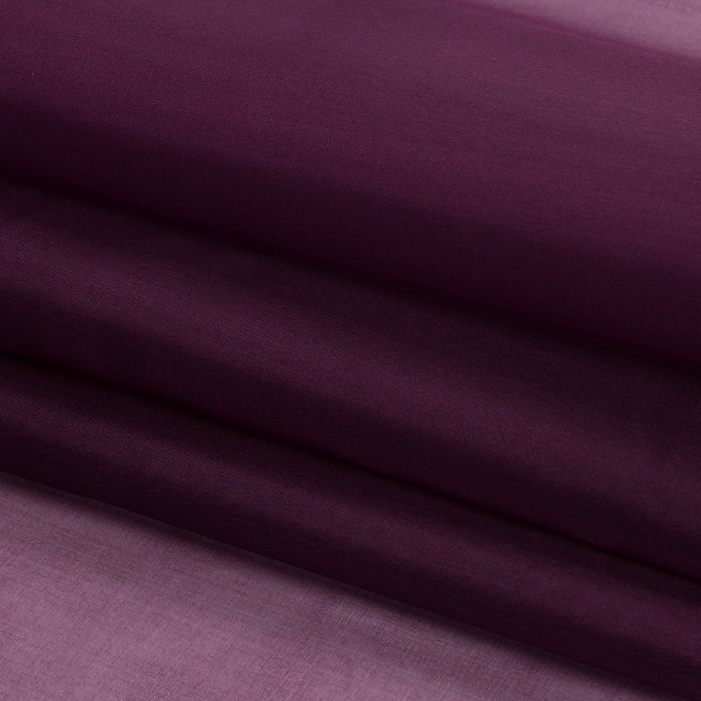 Silk Organza 44" - Eggplant - Premium Collection