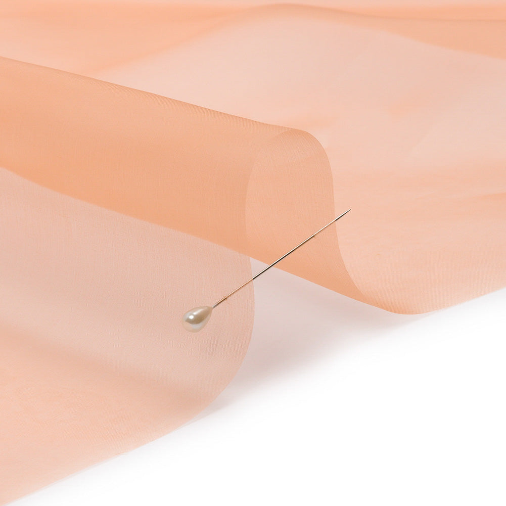 Silk Organza 44" - Peach Fuzz - Premium Collection Silk Organza 44" - Peach Fuzz - Premium Collection