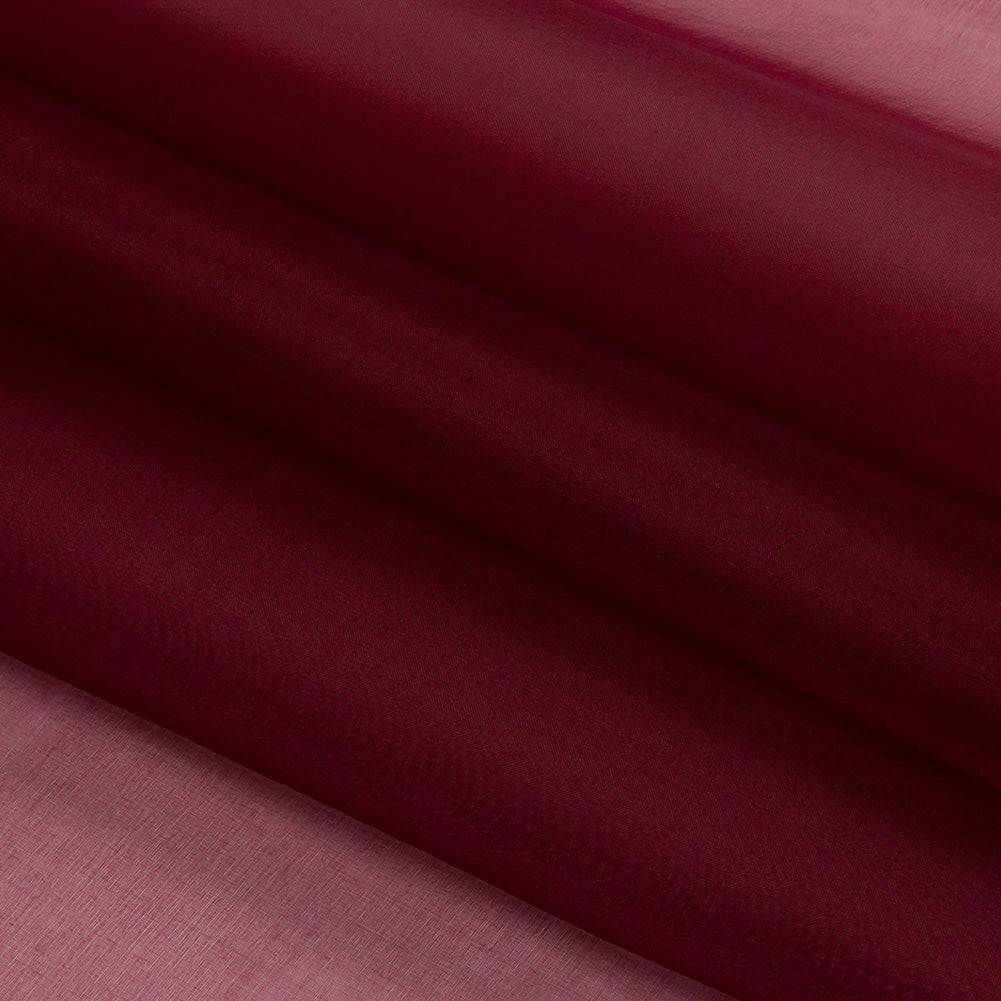 Silk Organza 44" - Maroon - Premium Collection Silk Organza 44" - Maroon - Premium Collection
