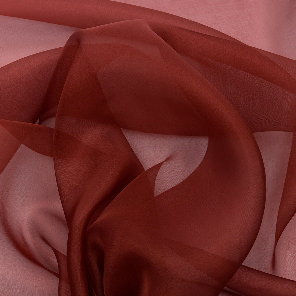 Silk Organza 44" - Mahogany - Premium Collection Silk Organza 44" - Mahogany - Premium Collection