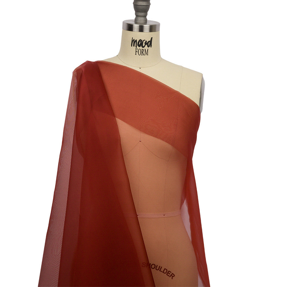 Silk Organza 44" - Rust - Premium Collection Silk Organza 44" - Rust - Premium Collection
