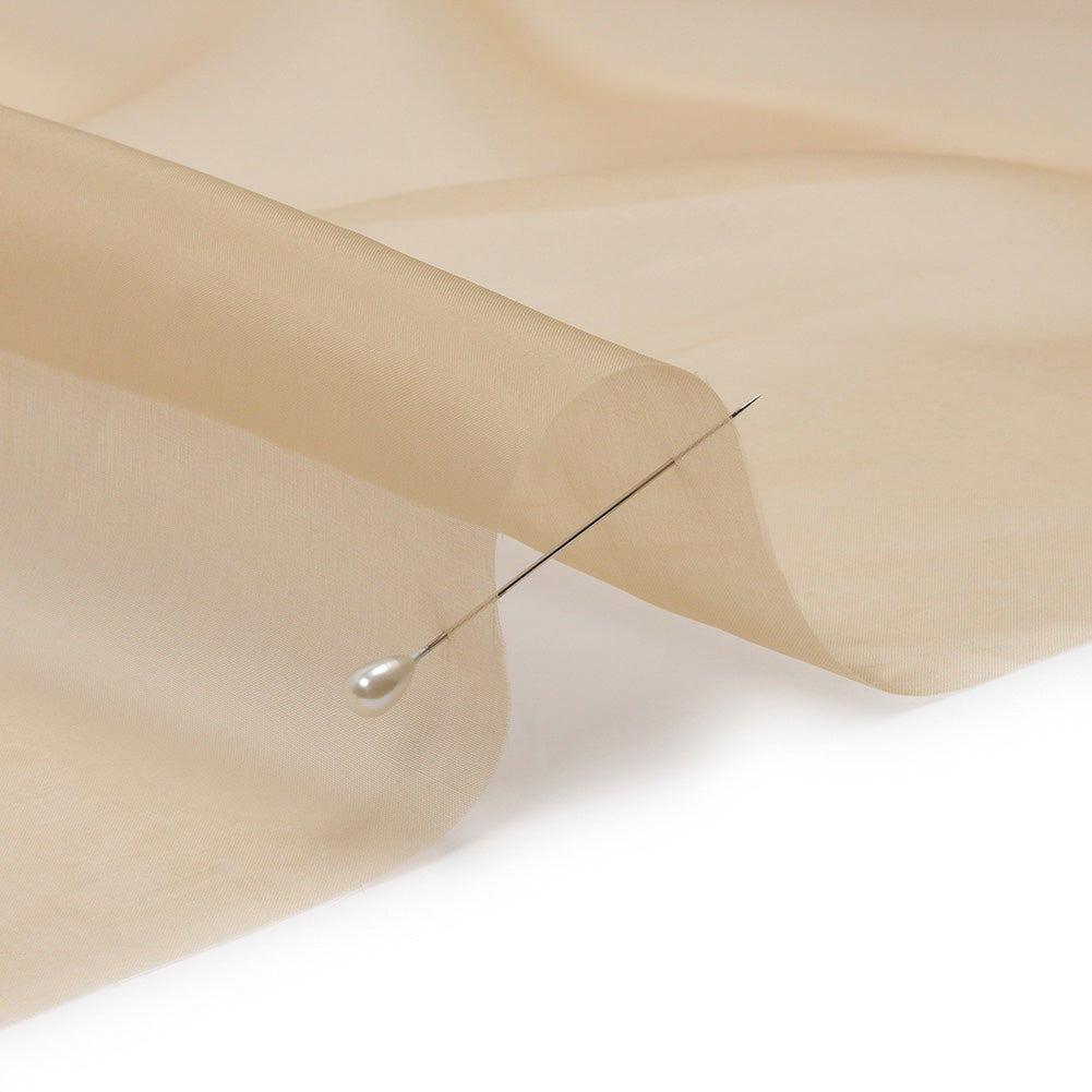 Silk Organza 44" - Latte - Premium Collection Silk Organza 44" - Latte - Premium Collection